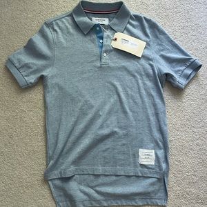 Thom Browne Light Blue Polo Shirt